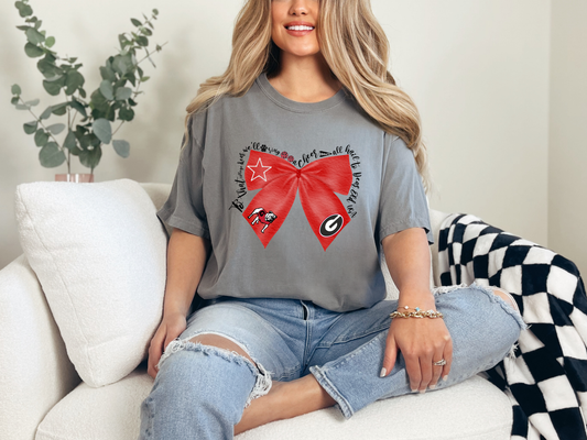 Grey Coquette Georgia Tee