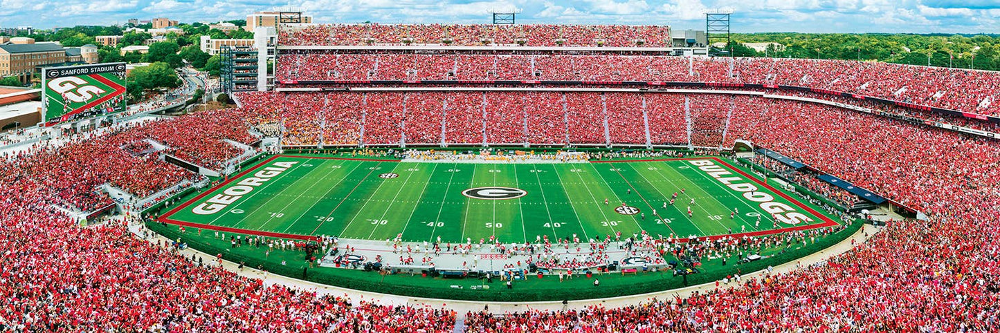 Georgia Bulldogs - 1000 Piece Panoramic Puzzle