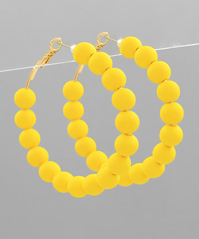 Yellow Ball Of Fun Hoops