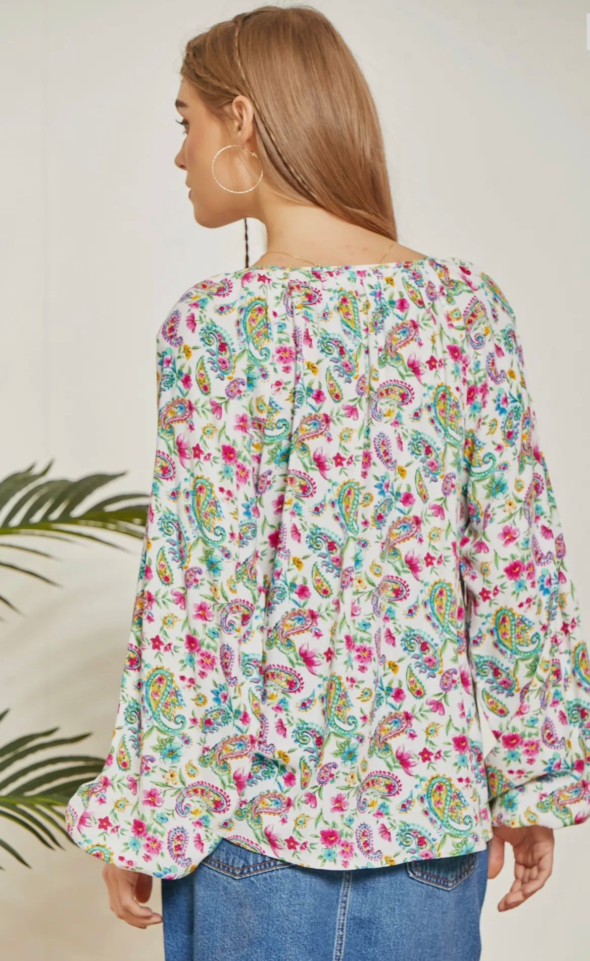 Floral Paisley Blouse