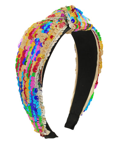 Multicolor Sequin Headband