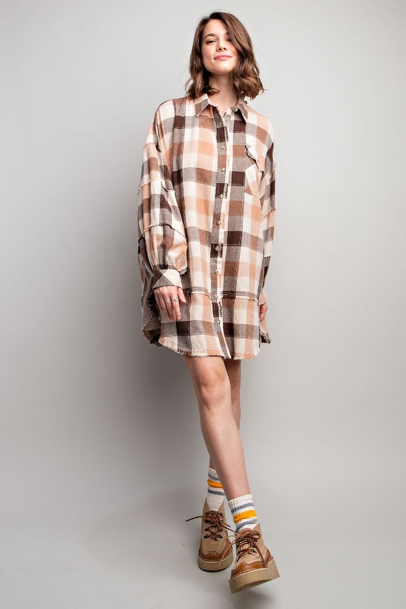 Plaid Oversized Shirt/Dress