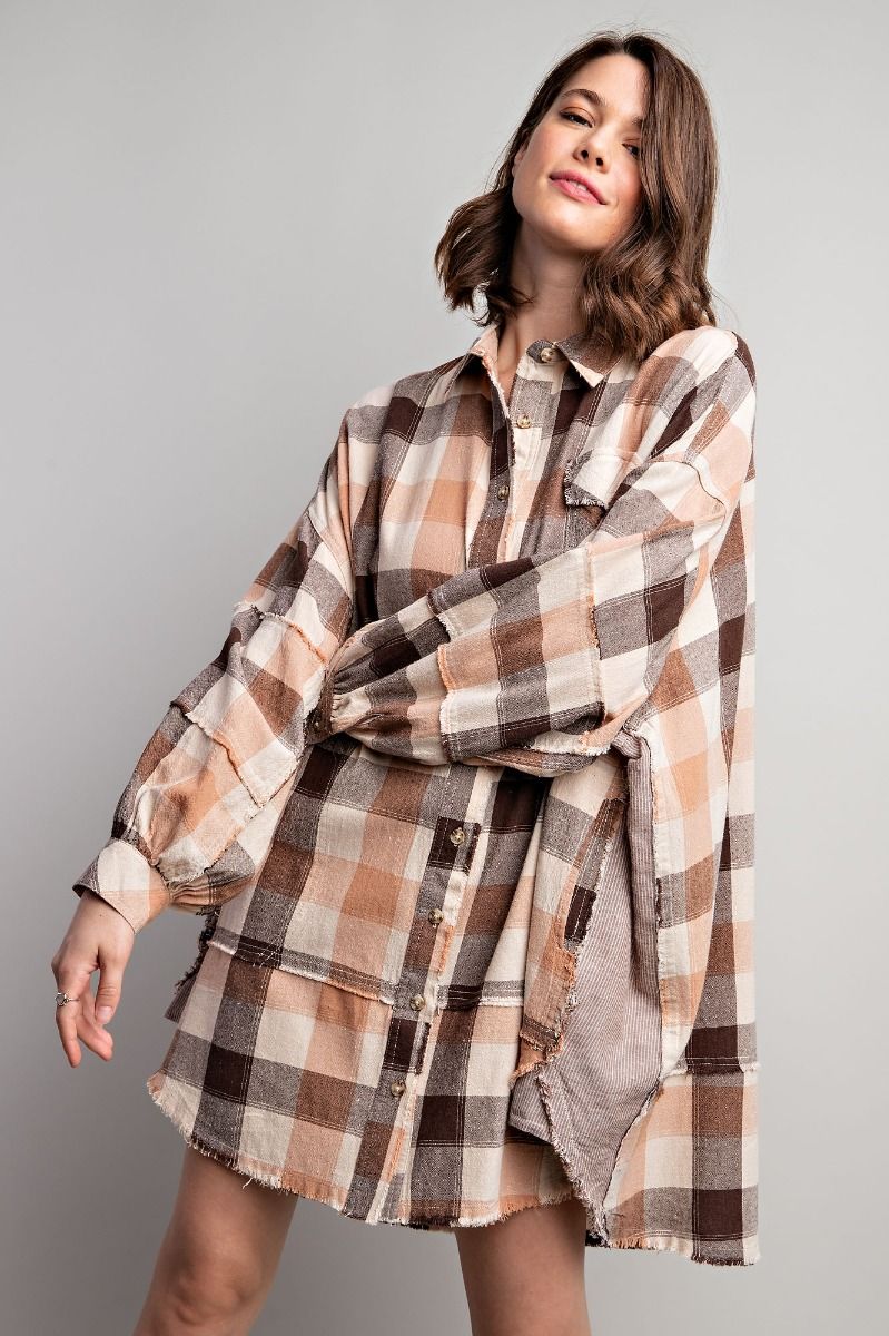 Plaid Oversized Shirt/Dress