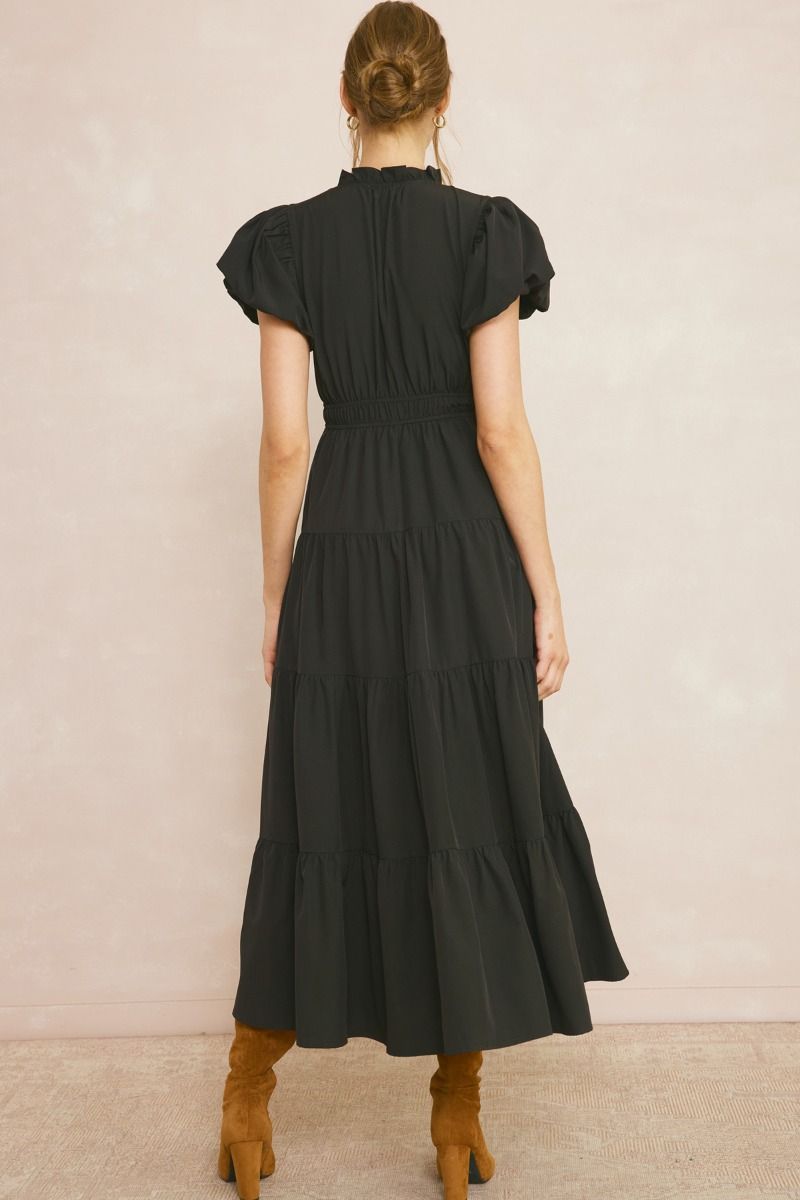 The Black Beauty Midi Dress