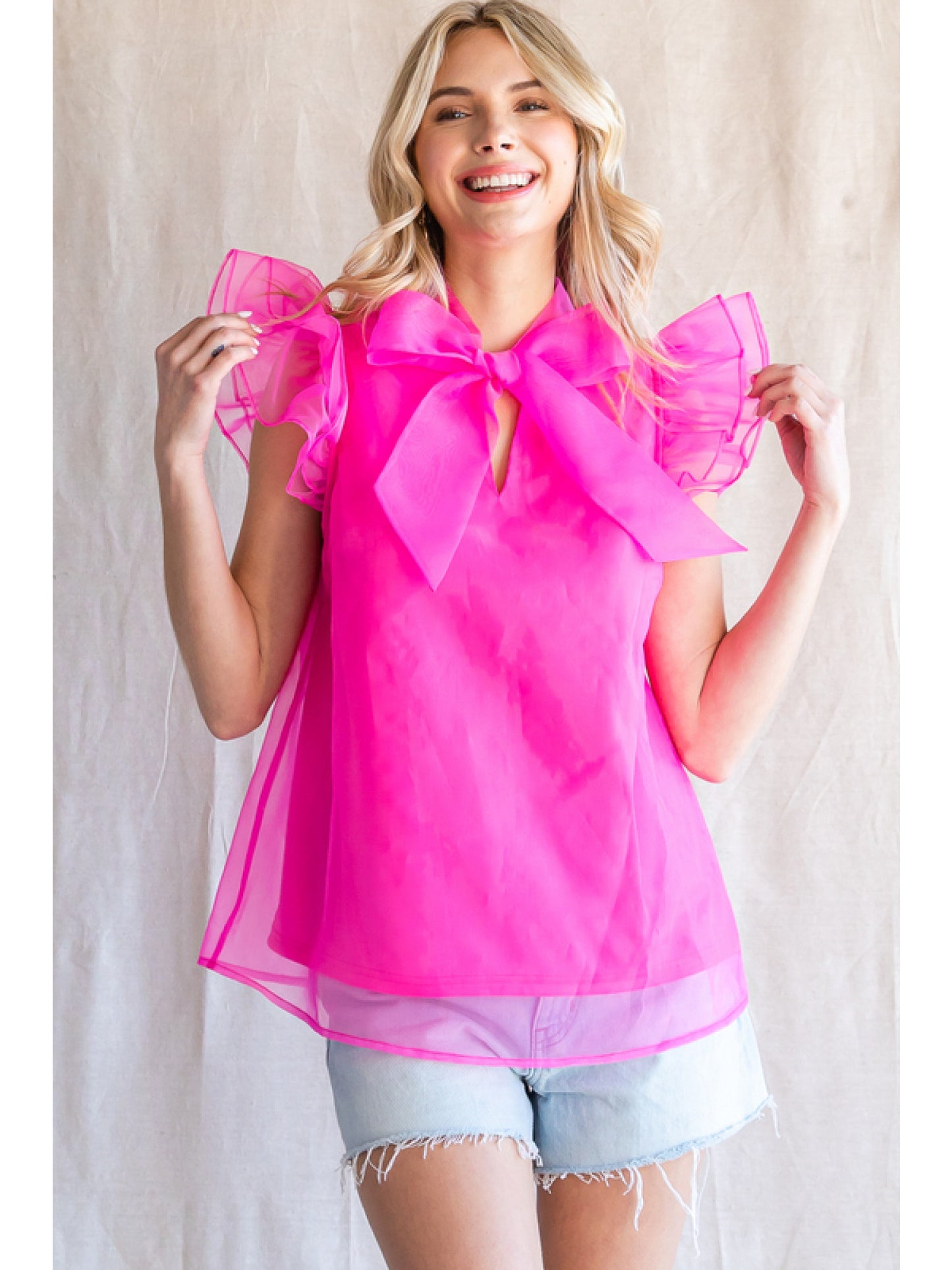 Pink Wrapped & Ready Blouse