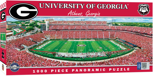 Georgia Bulldogs - 1000 Piece Panoramic Puzzle