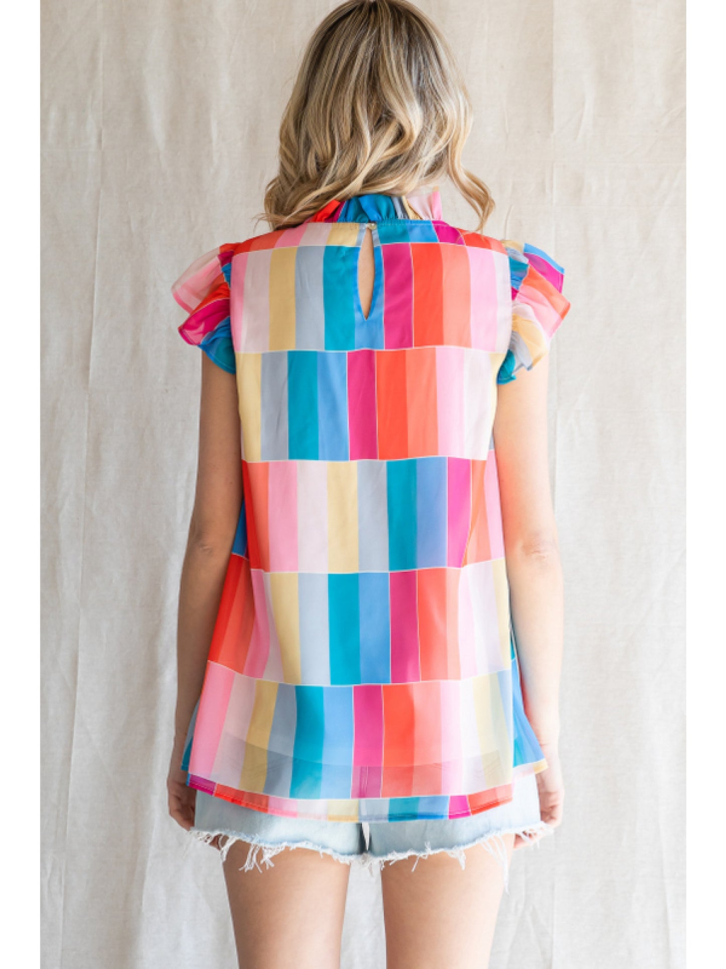 Cheerful Colorblock Top