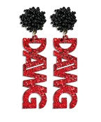 Pompom DAWG Earrings