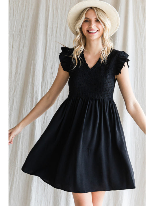 Little Black Baby Doll Dress