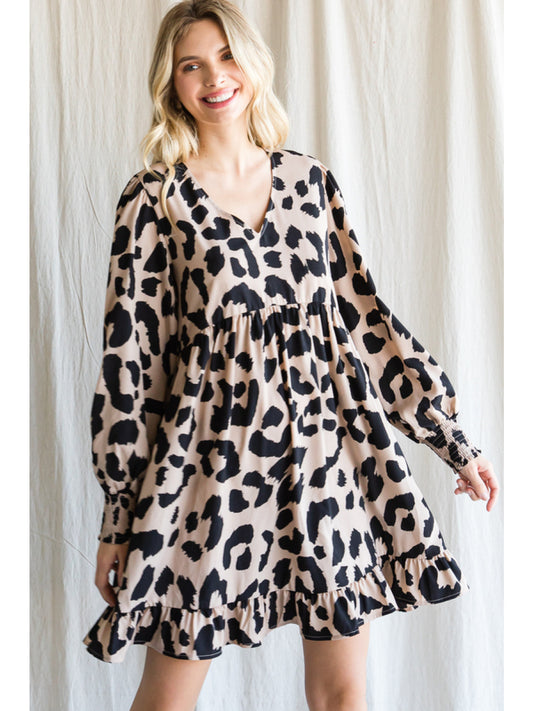 Wild About You Leopard Print Dress