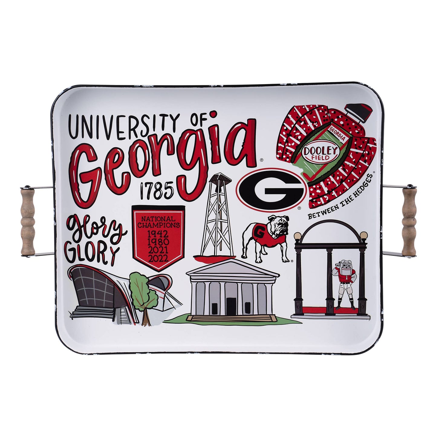 Georgia Icon Enamel Tray