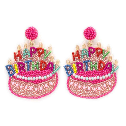 Happy Birthday Earrings