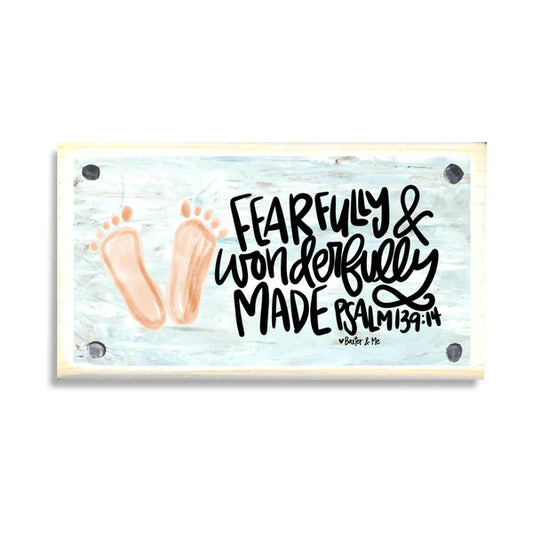 Fearfully & Wonderfully Made Happy Block