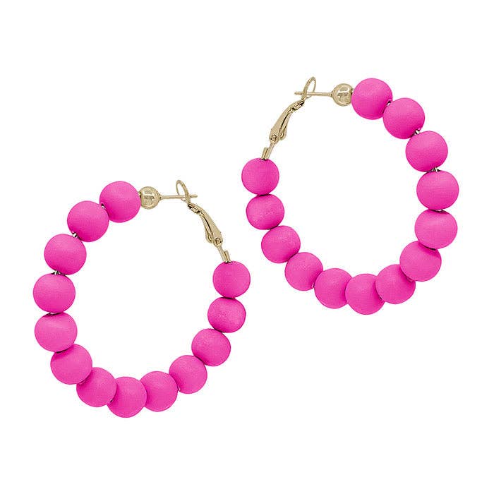 Hot Pink Ball Of Fun Hoops