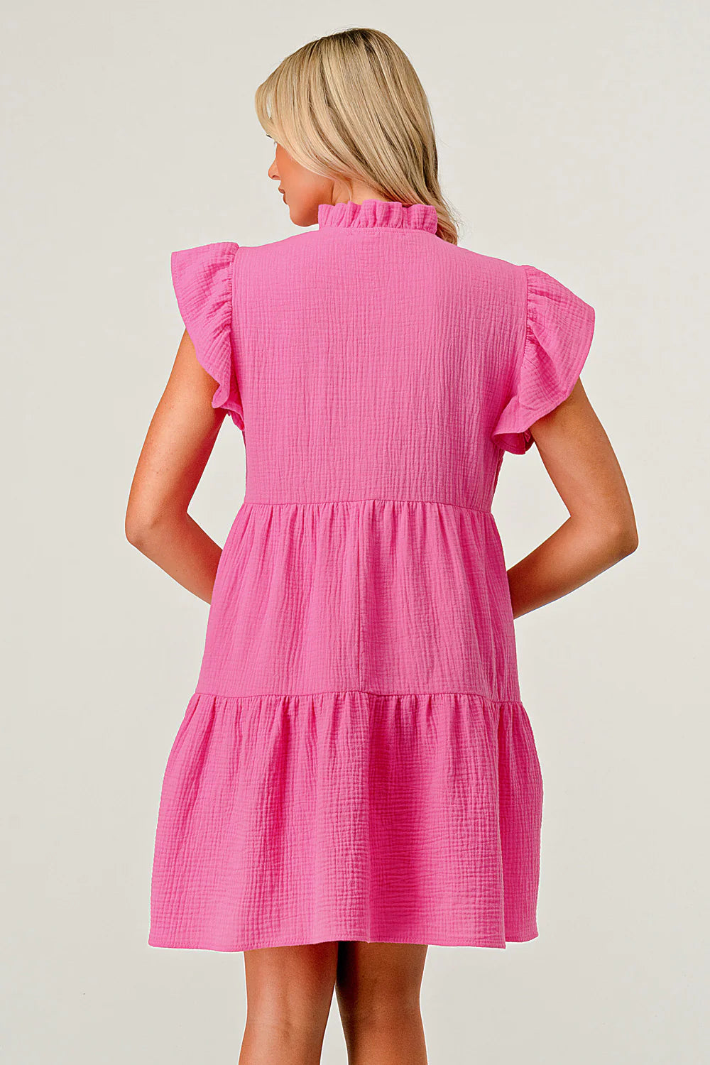 Think Pink Babydoll Dress