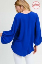 Feeling Royal Dolman Sleeve Blouse